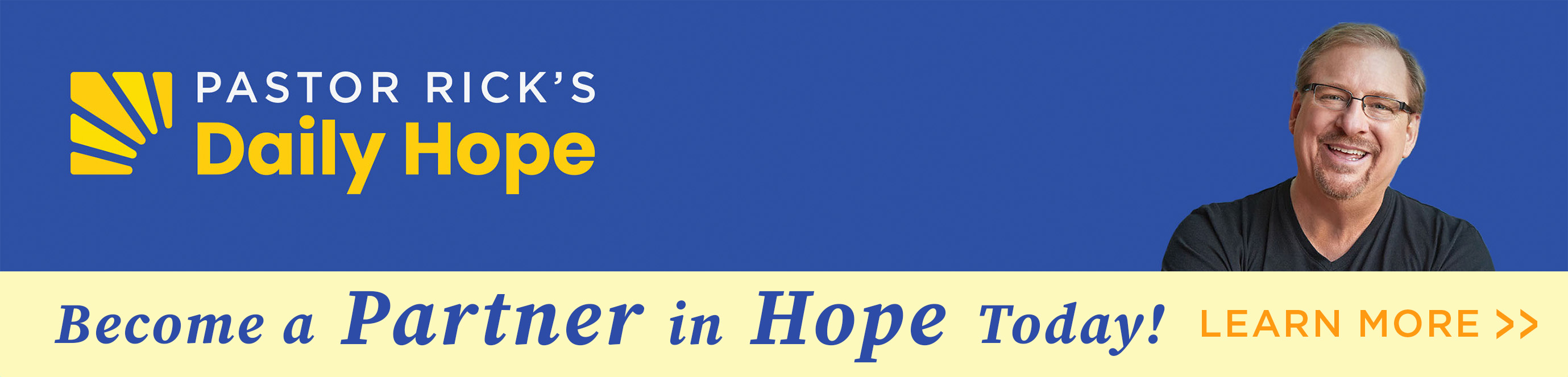 Pastor Rick's Daily Hope